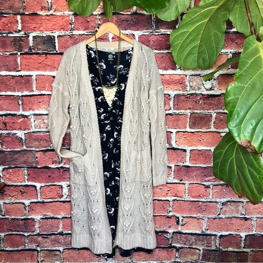 Urban Outfitters Pom Pom duster cardigan - Picture 3 of 11